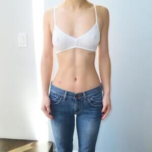 Brandy Melville Women's Pink Bra